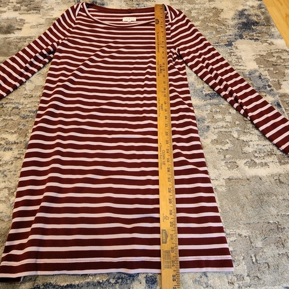 Lou & Grey signature soft long sleeve striped dress - Picture 12 of 15